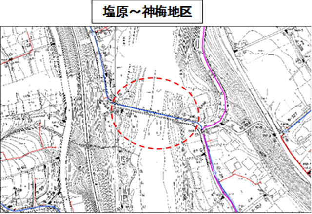 施工場所地図
